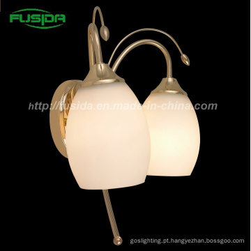 Lâmpada de parede de vidro estilo europeu / Wall Sconce para decoração (8103 / 2W)